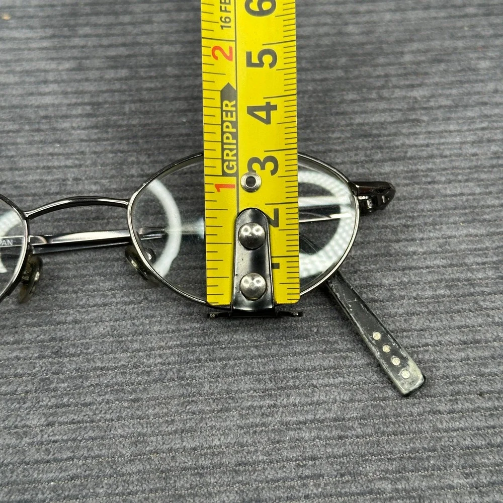 DKNY Durrell Oval Eyeglasses Y2K Metal Frames Japan KY53744 48-19-140 Vintage
